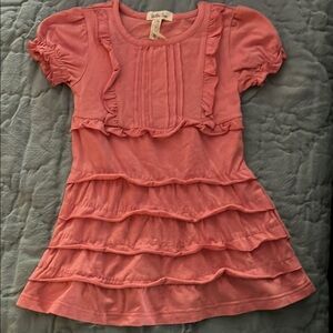 Little Lass Pink Ruffle Dress